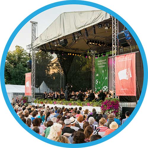 Pledge + Play - Concert Stage - circle photo