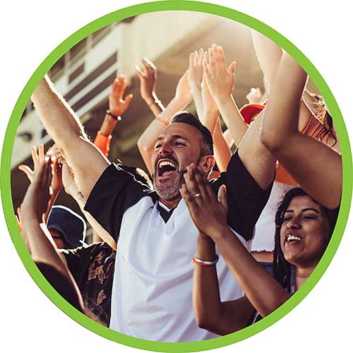 Pledge + Play - GO Team! girls basketball - circle photo