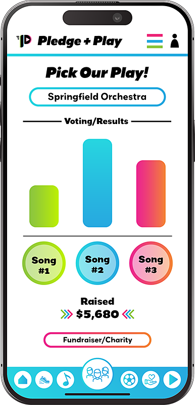 Pledge + Play - Pick our Play! application screen 2